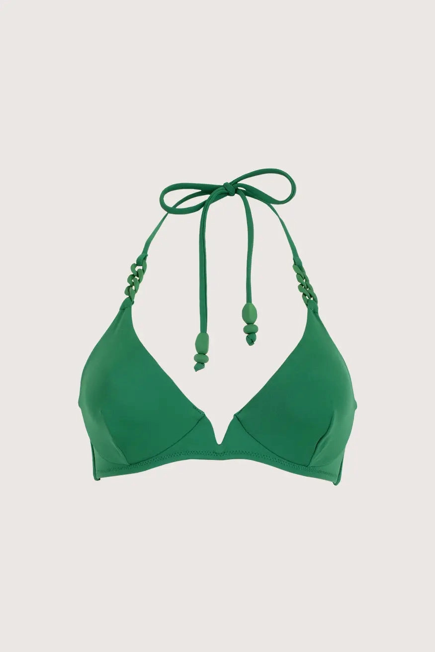 AKOYA GREEN CORSET TOP