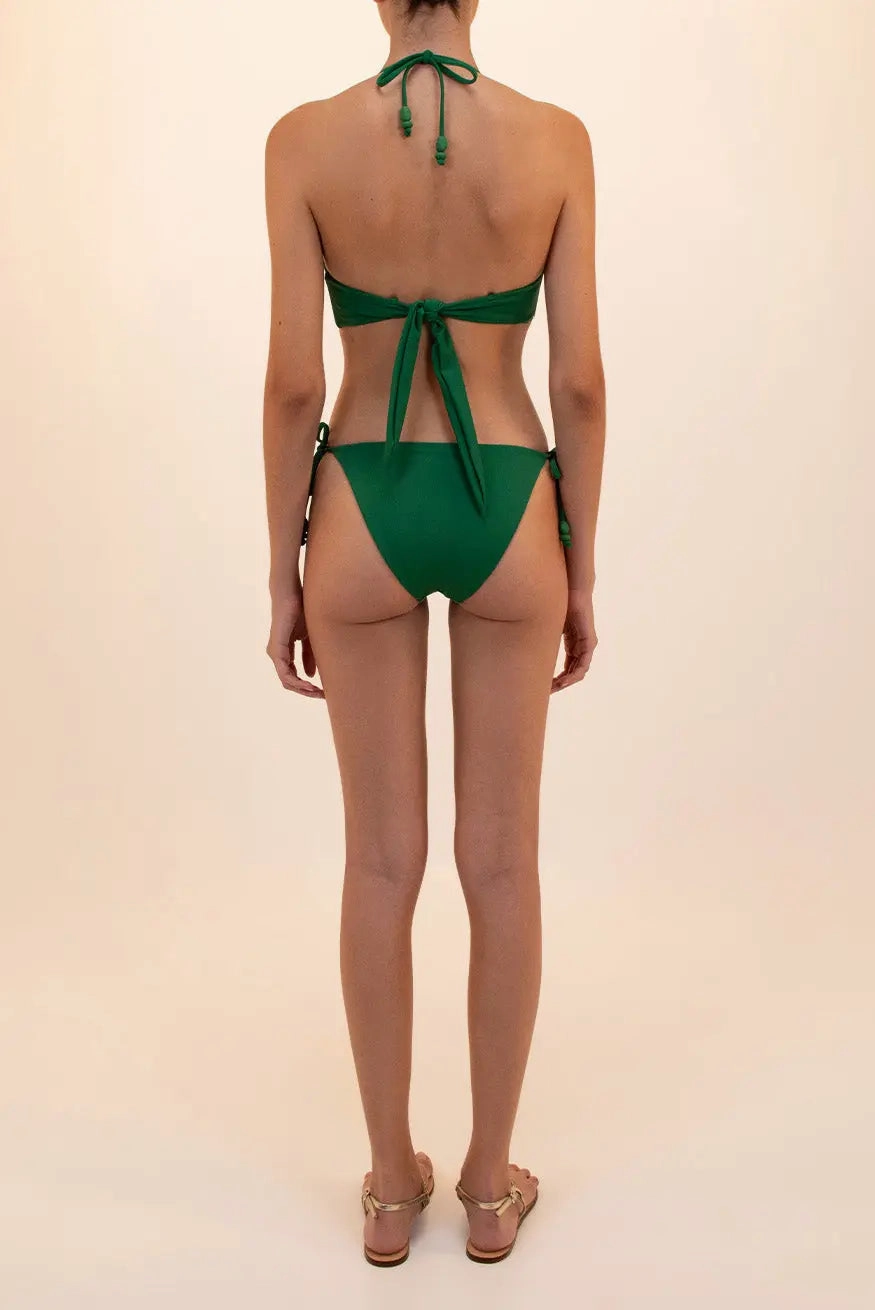 AKOYA GREEN CORSET TOP