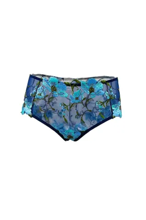 Atlantis Sea Anemone Embroidered Tulle Brief