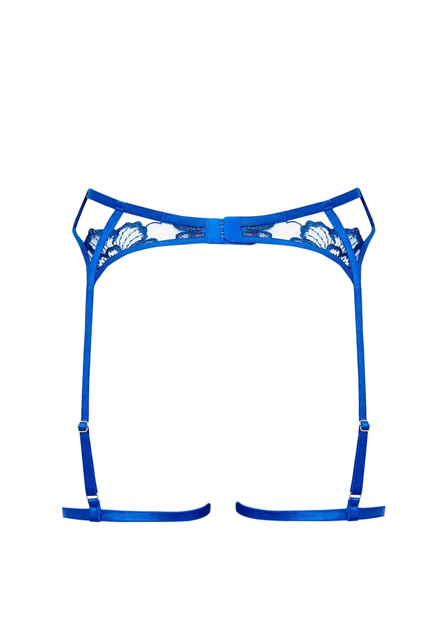 Catalina Thigh Harness (Egyptian Blue/Sheer)