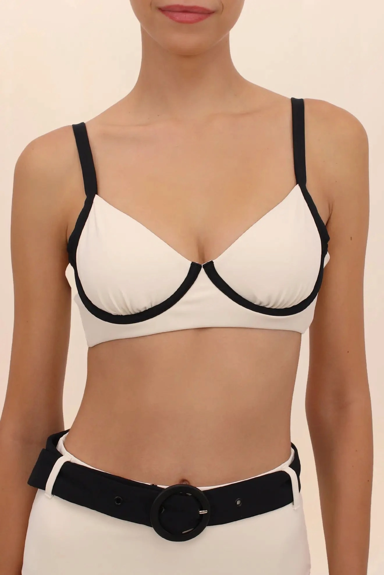CHROMA RIBBED CORSET TOP