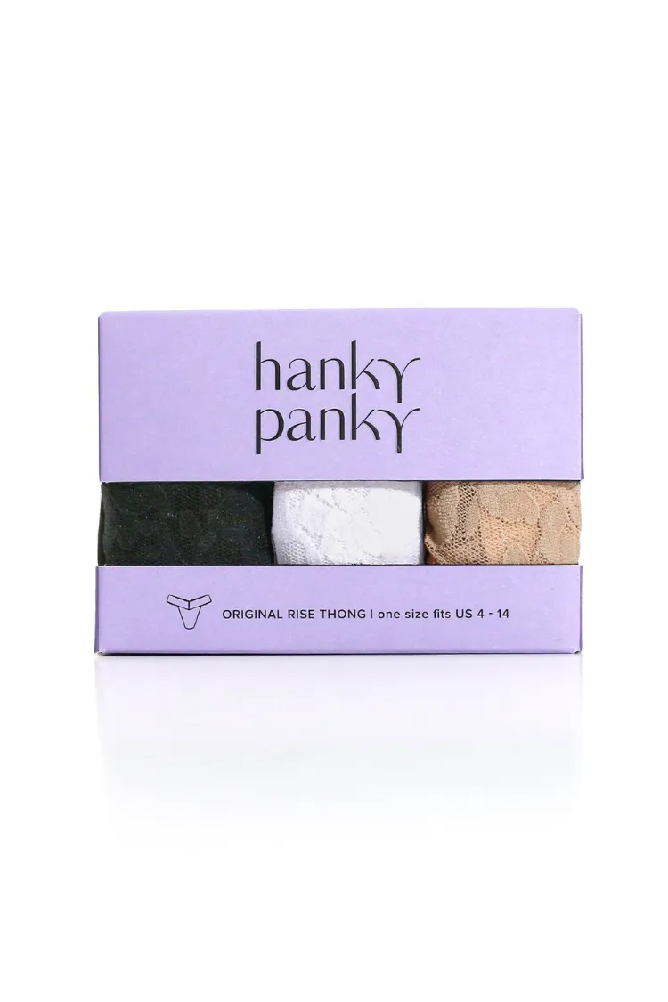 Desire 3-Pack Lace Thongs