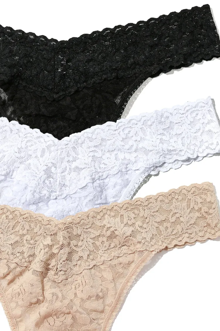 Desire 3-Pack Lace Thongs