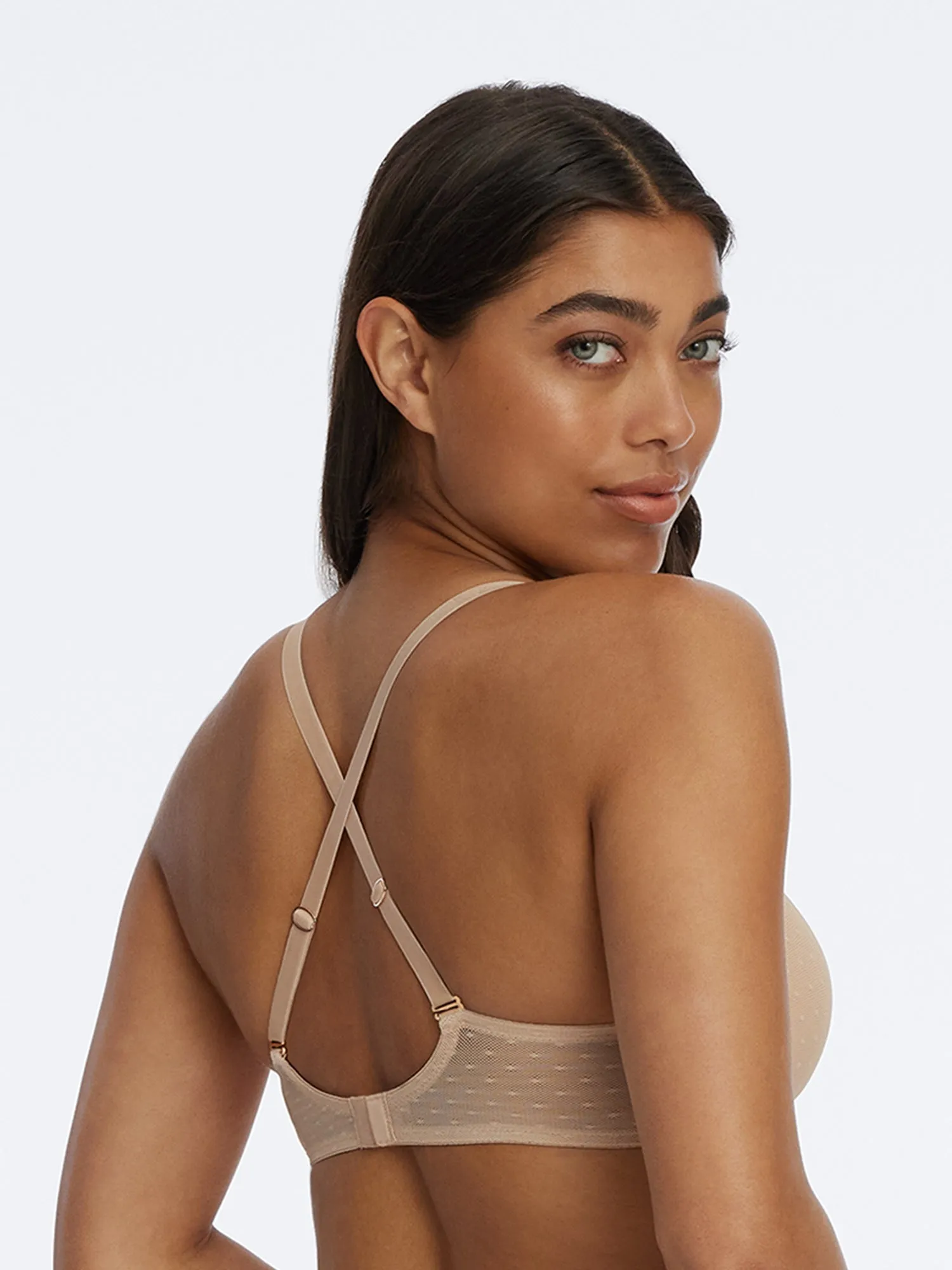 Dotty Multi-Way T-Shirt Bra in Cashmere
