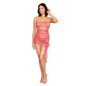 Dreamgirl Chemise G-String Set 13406 - Watermelon