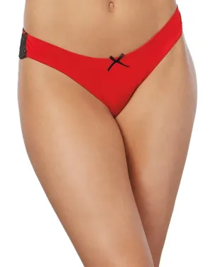 Dreamgirl Cross-Dye Lace Cheeky Panty