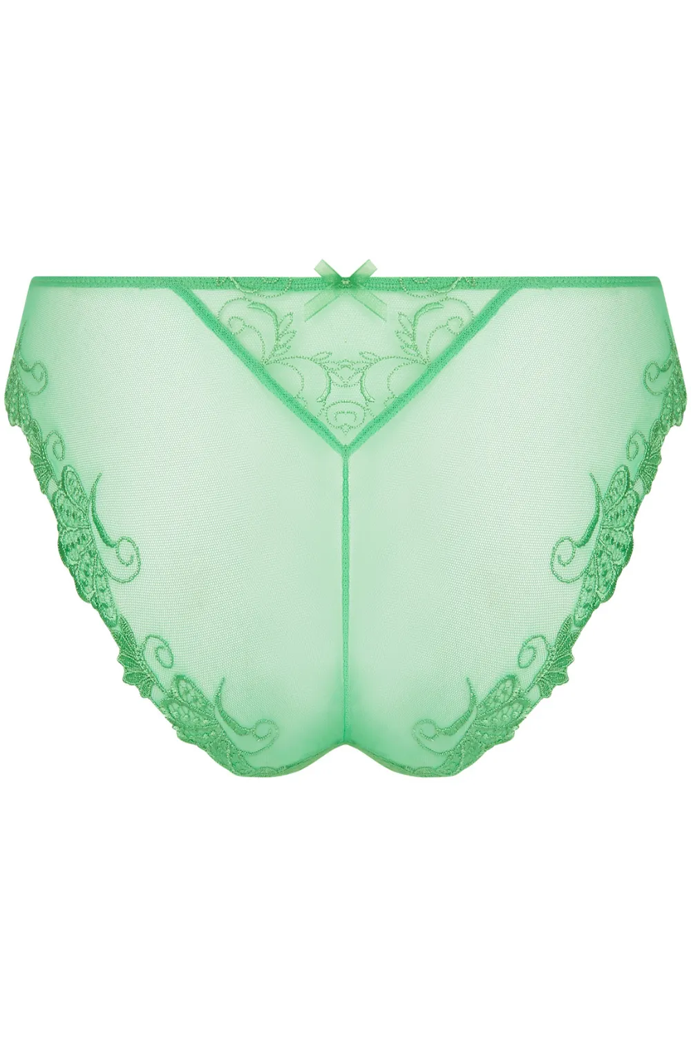 Dressing Floral Italian Brief - Green