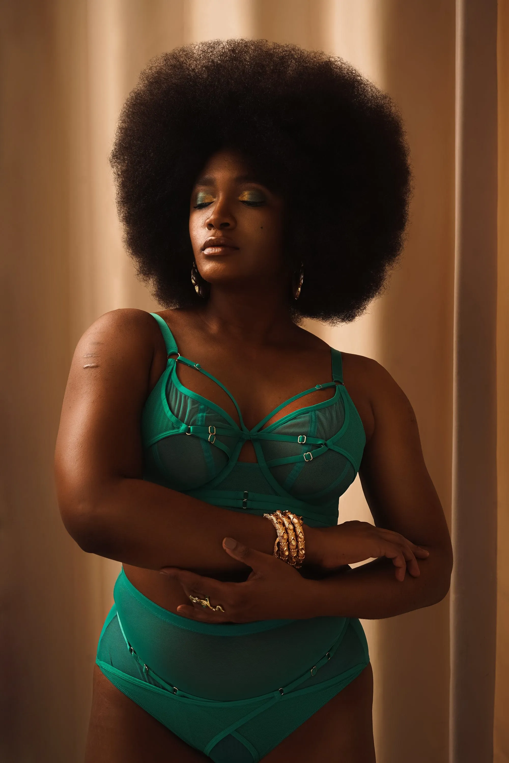 Eddie Green Crossover Wrap Bra