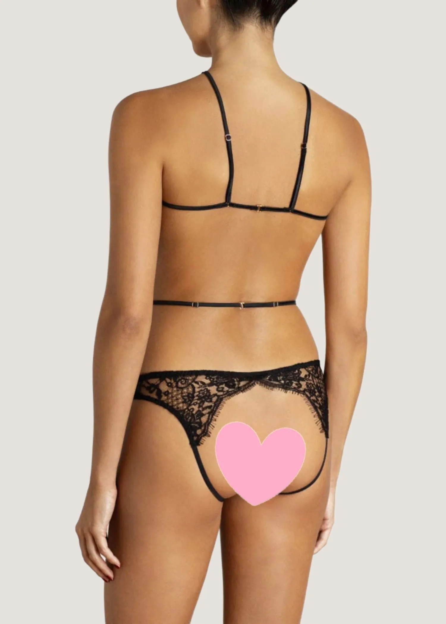 Hera Open Playsuit (Black)