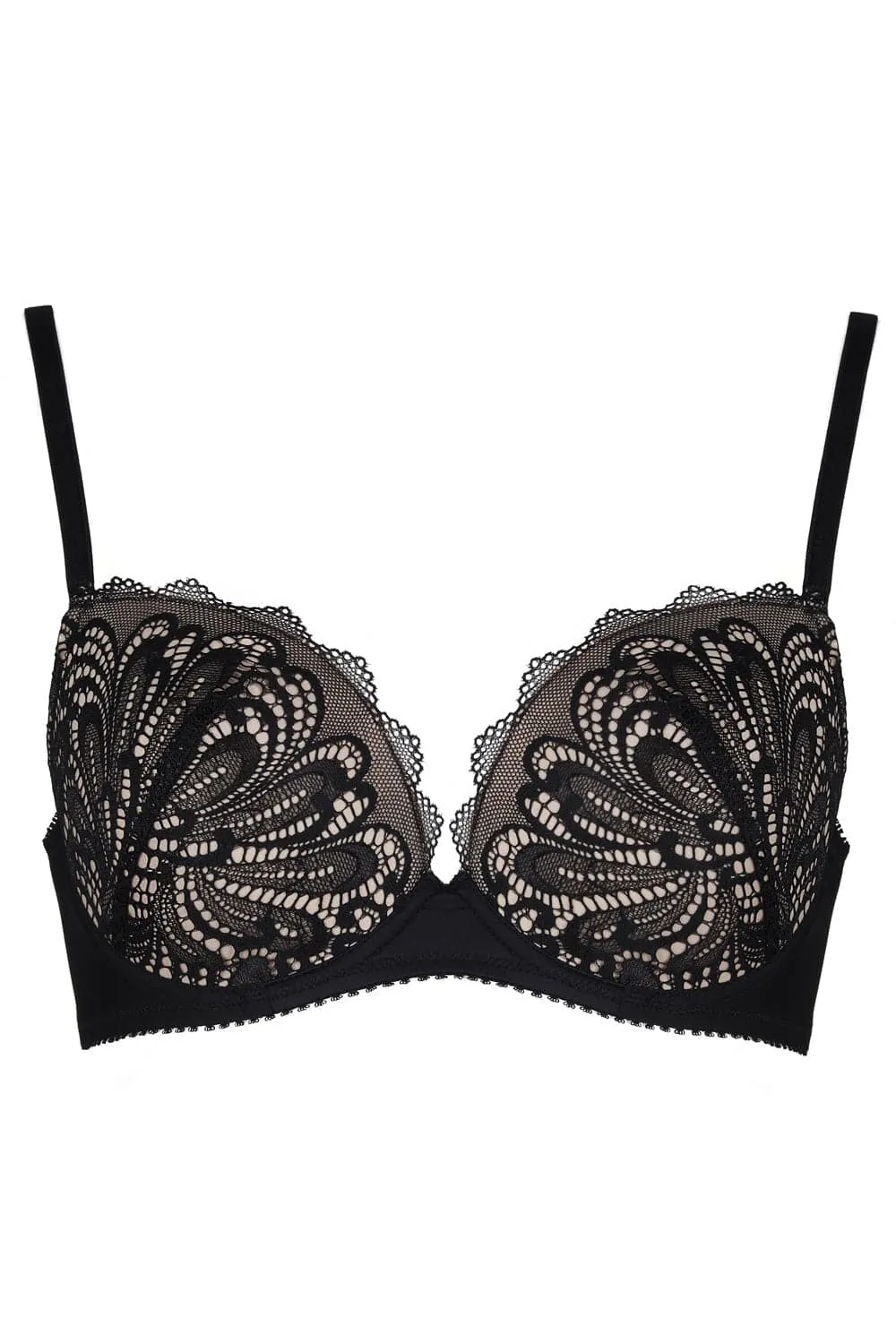 Hey Jude! Push Up Bra in Black