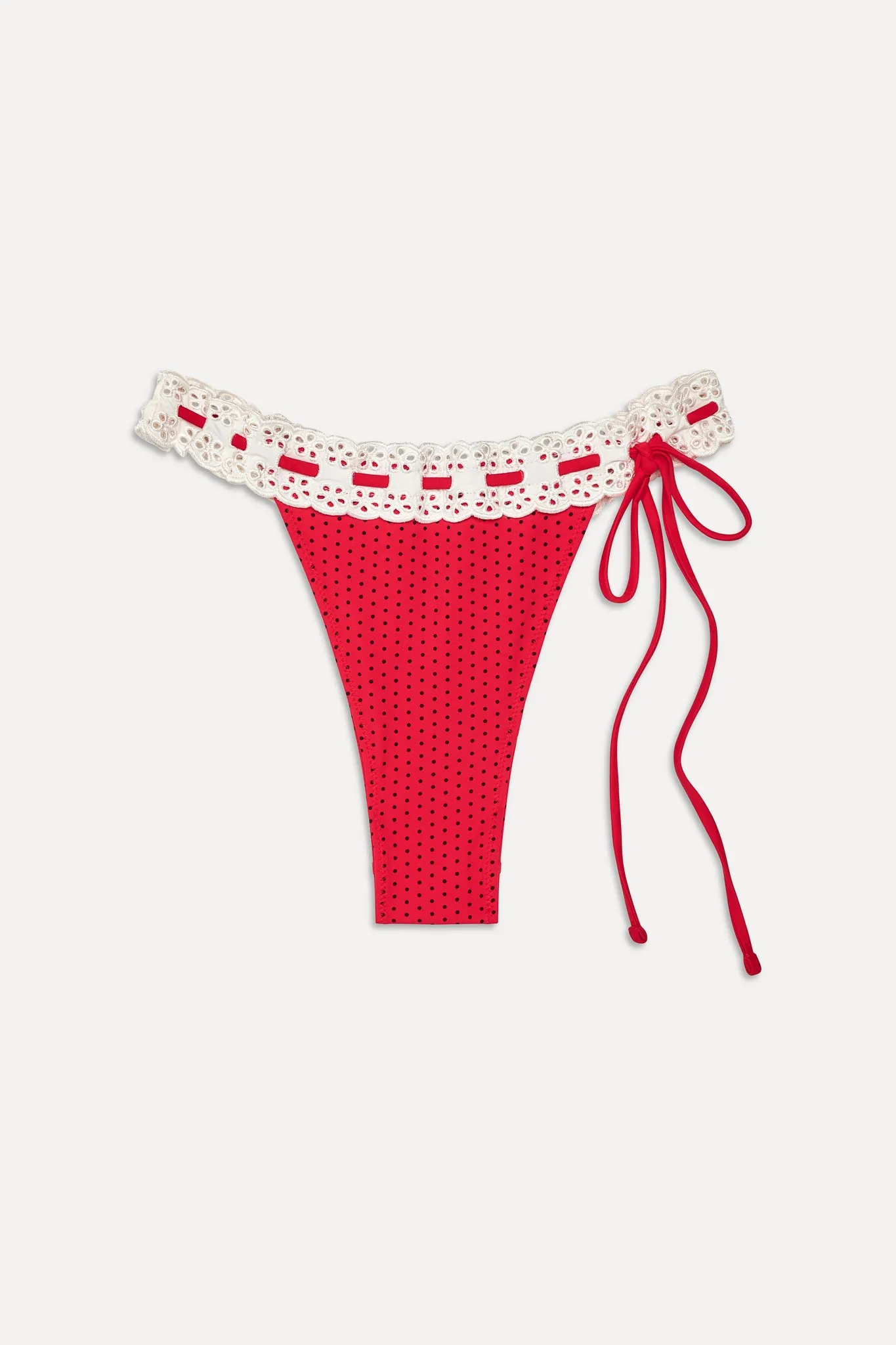 Lacey Micro Bikini Bottom - Spice Dot