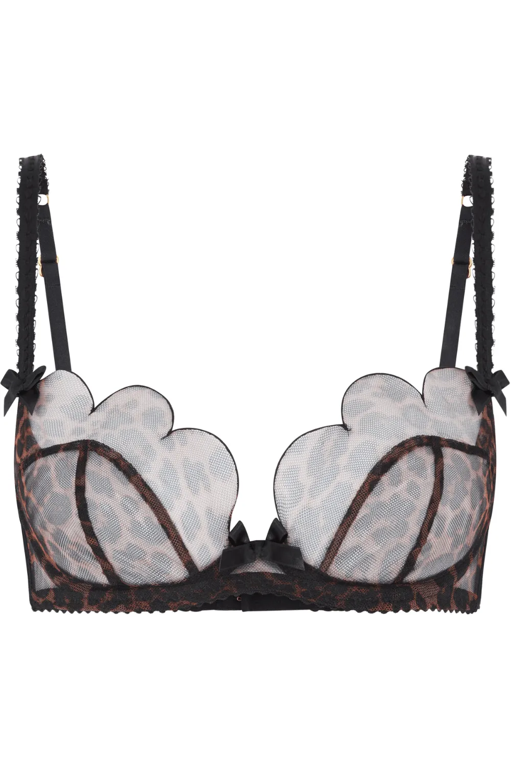 Lorna Leopard Plunge Bra