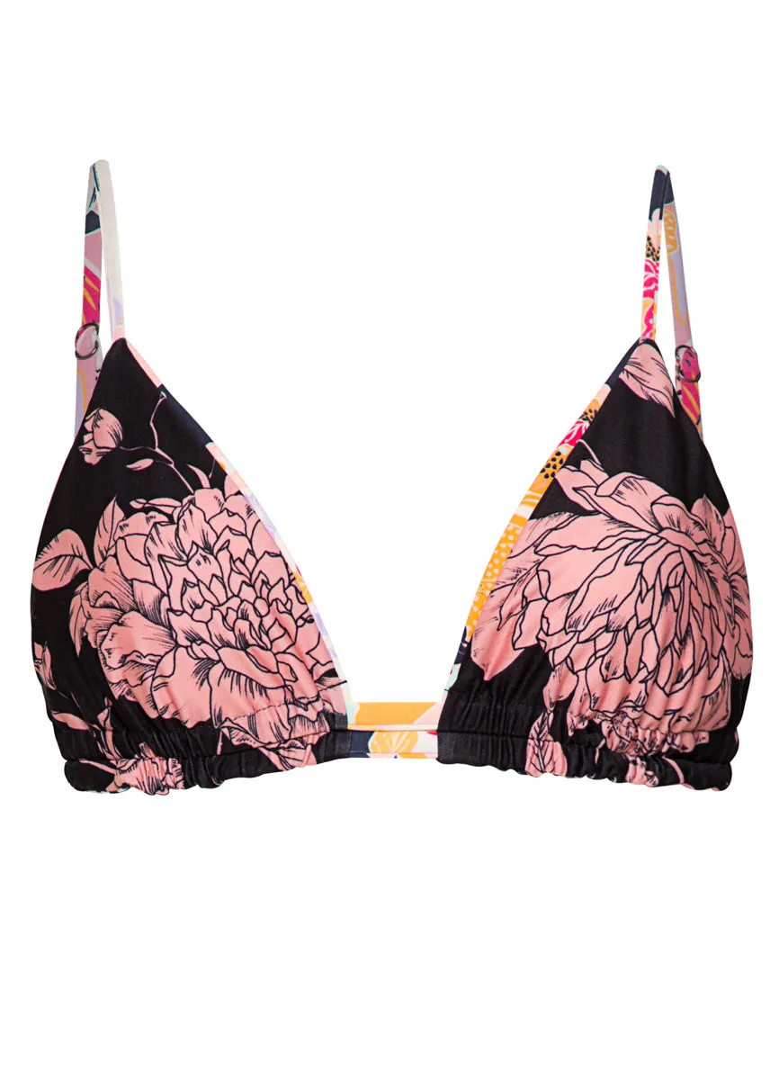 Maaji Blushing Flourish Lydia Sliding Triangle Bikini Top