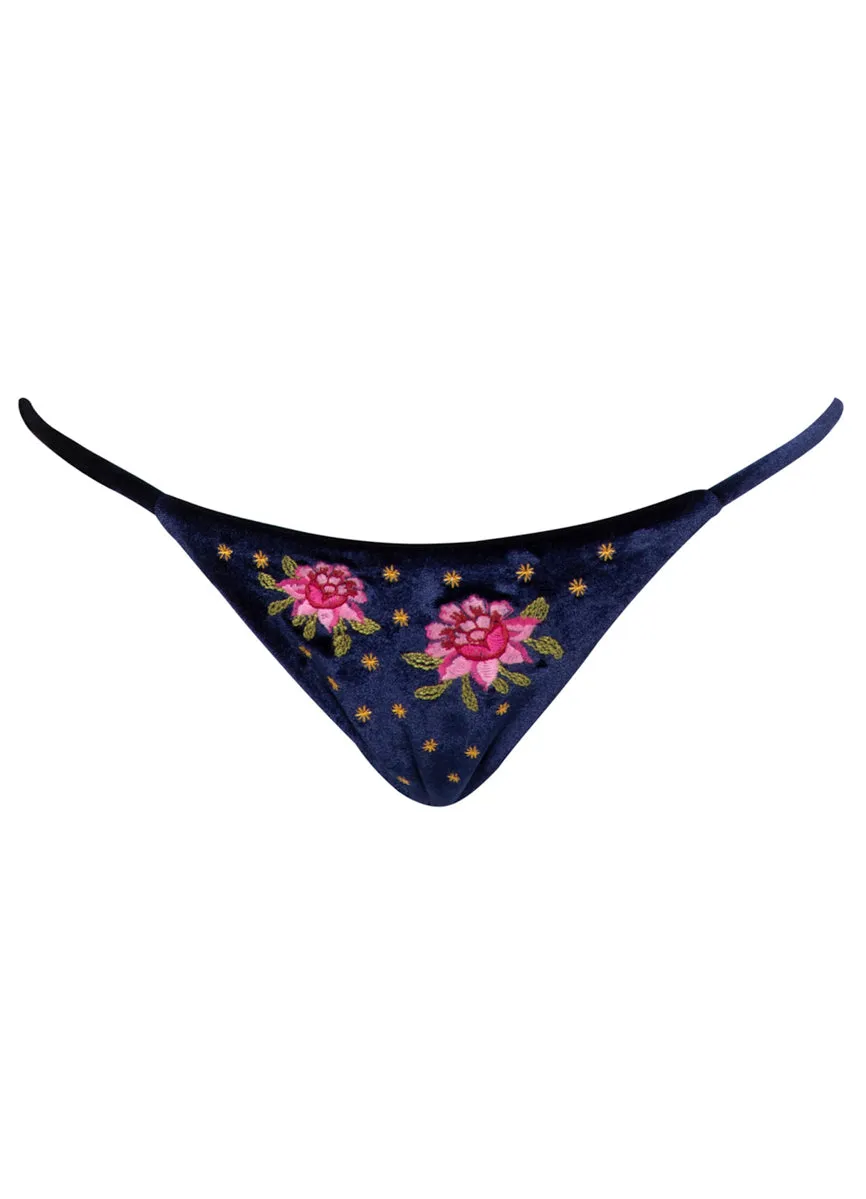 Maaji Bouquet Bliss Micro Midi Regular Rise Single Strap Bikini Bottom