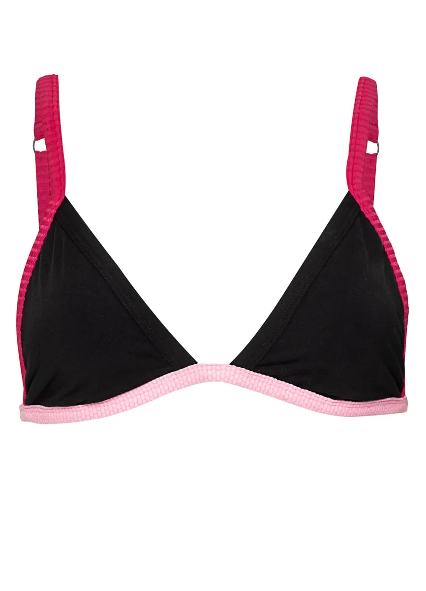 Maaji Midnight Shadow Rewind Fixed Triangle Bikini Top