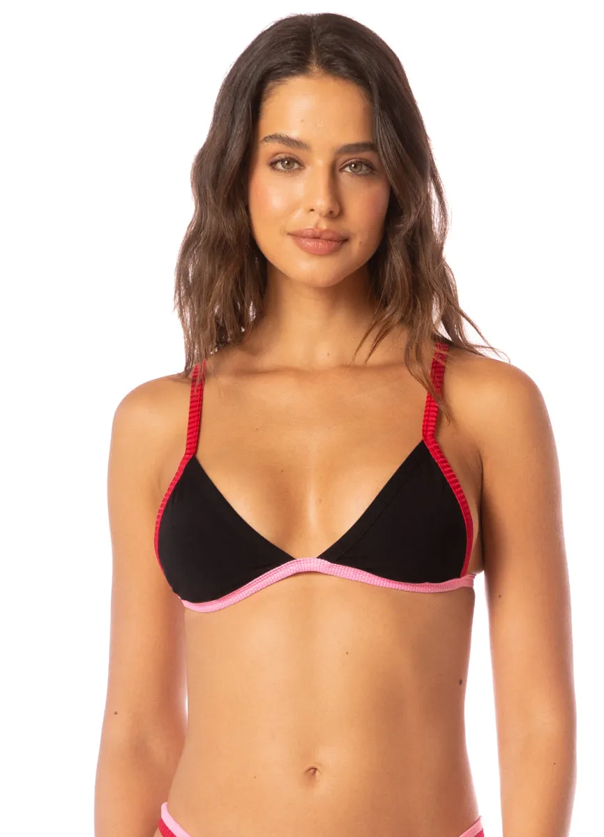 Maaji Midnight Shadow Rewind Fixed Triangle Bikini Top
