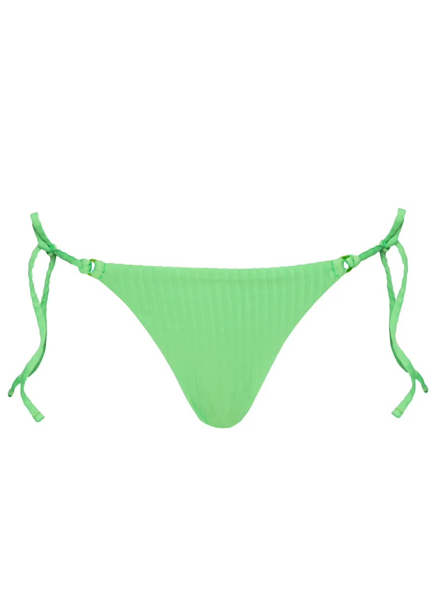 Maaji Mojito Green Sunlight Regular Rise Tie Side Bikini Bottom