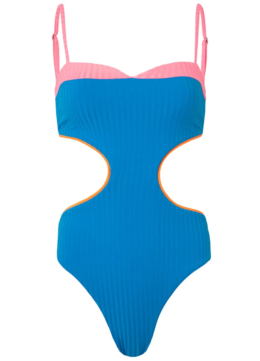 Maaji Ocean Blue Maui Cut Out One Piece