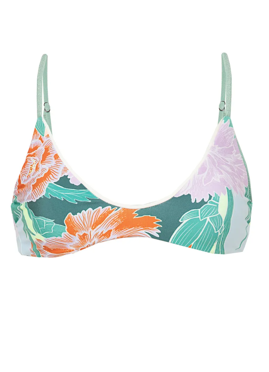 Maaji Shamrock Green Creta Classic Bralette Bikini Top