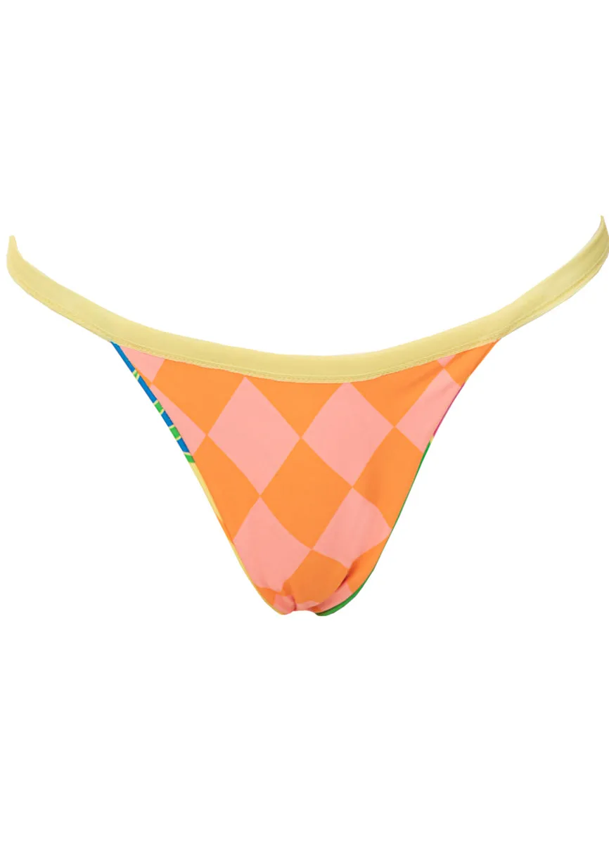Maaji Sunrise Spritz Nusa Regular Rise Single Strap Bikini Bottom