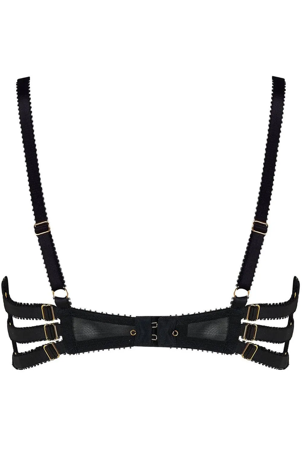 Marinette Underwired Bra in Black