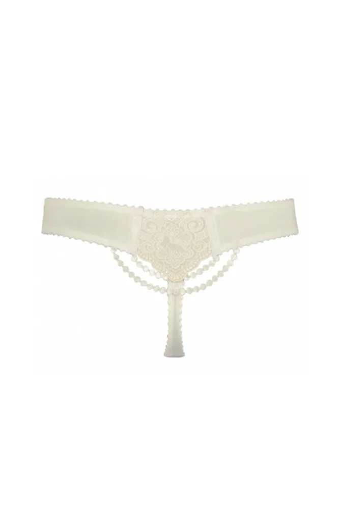 Mauritshuis White Marble Thong