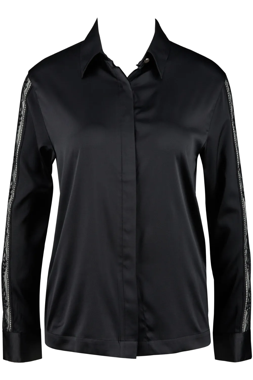 Midnight Whisper Silk Blouse