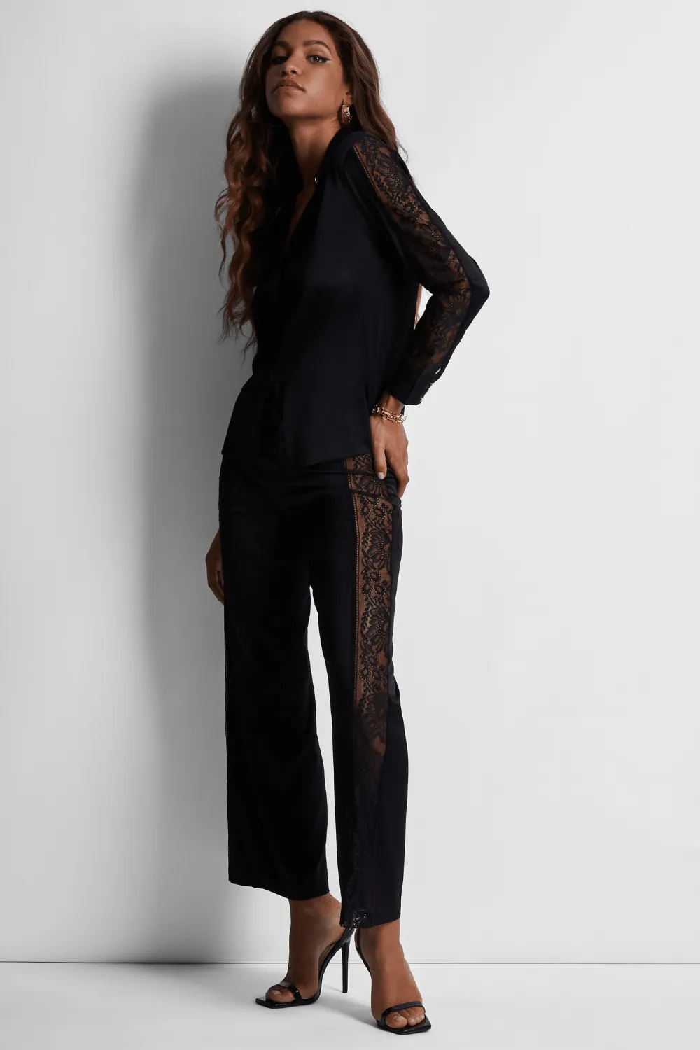 Midnight Whisper Silk Blouse