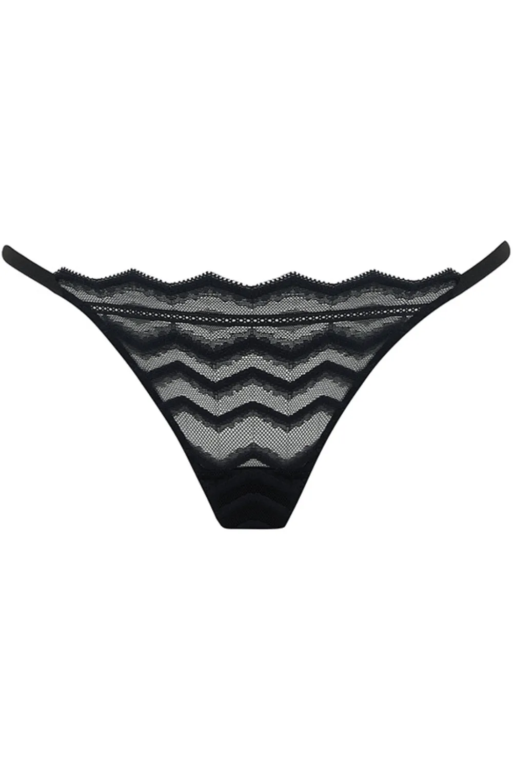 Muse - Margot G String in Black, Size XL (UK 14-16)