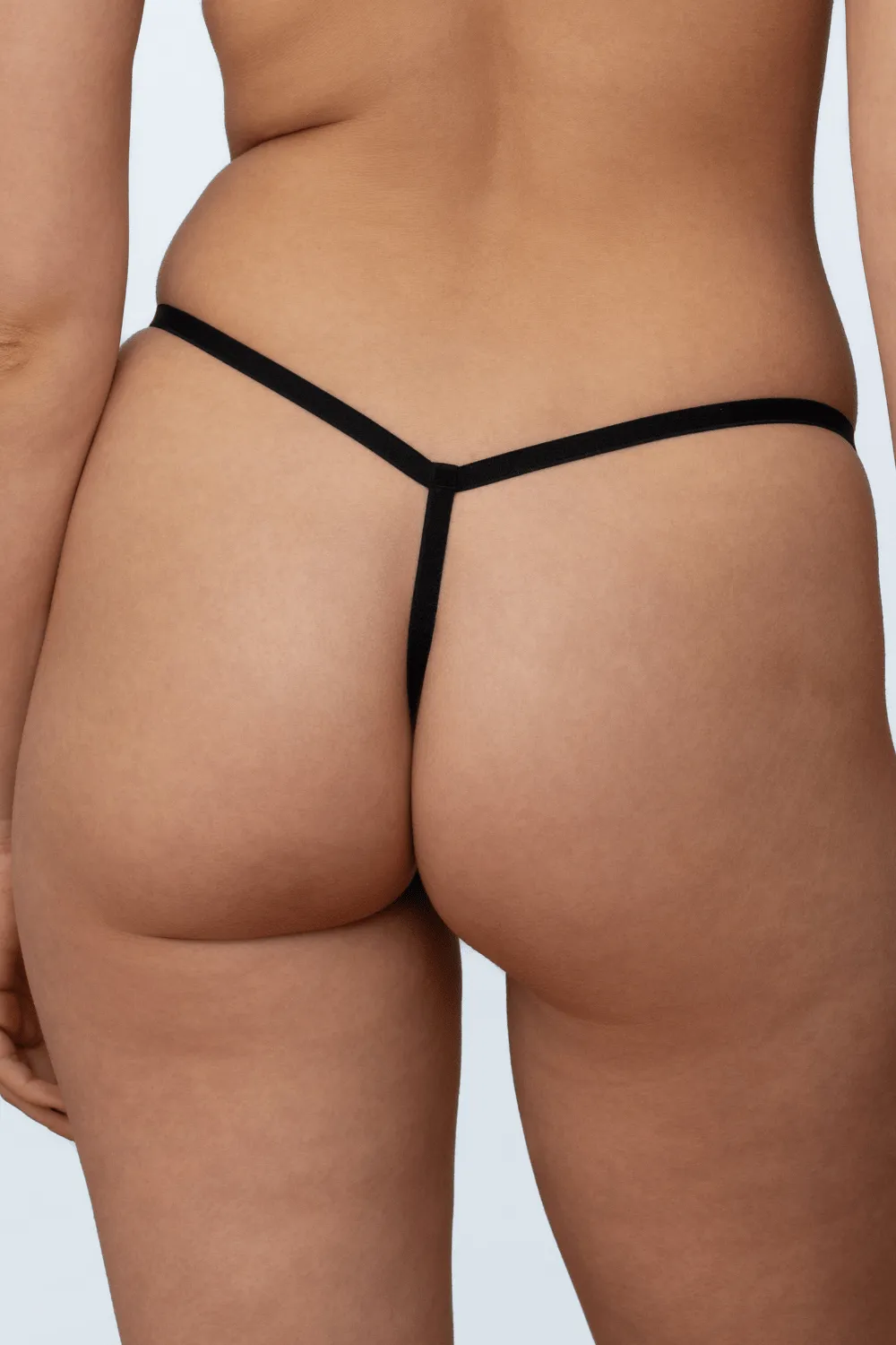Muse - Margot G String in Black, Size XL (UK 14-16)