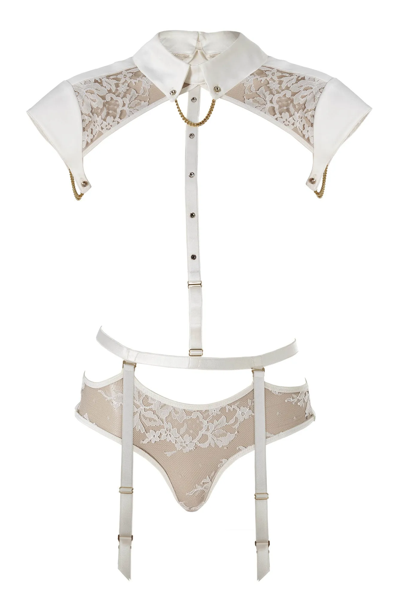 Nadya Collar and Thong Body Harness