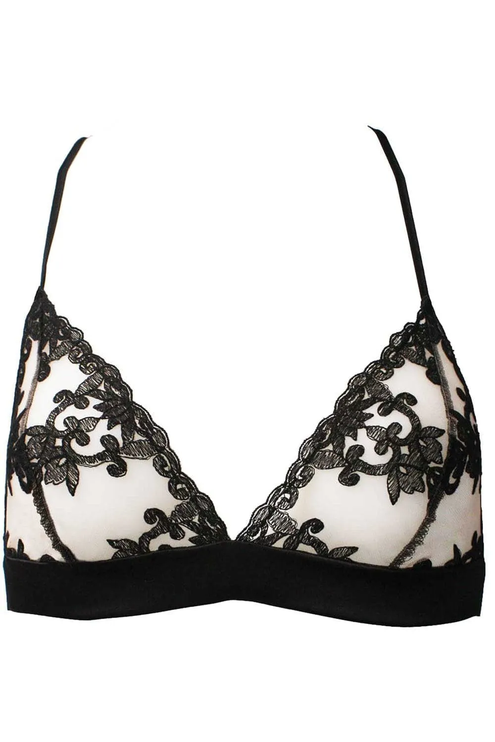 Onyx Boudoir Bra