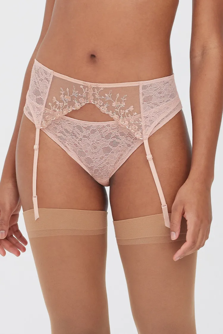 Paradise Garter Belt in Romance