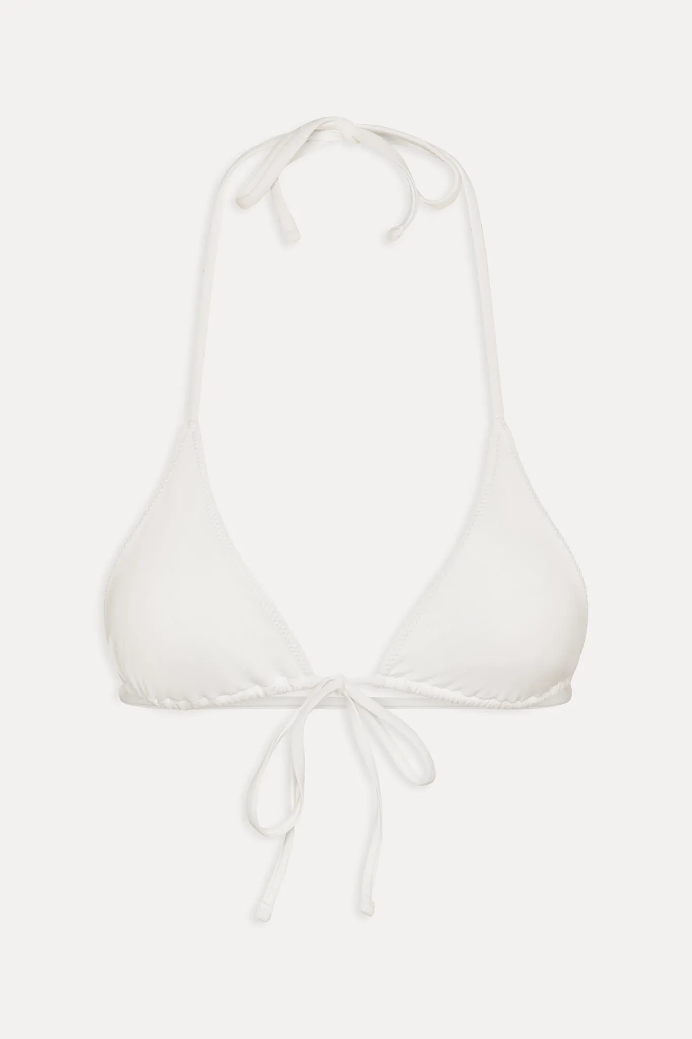 Paradise Halter Bikini Top - Optic White