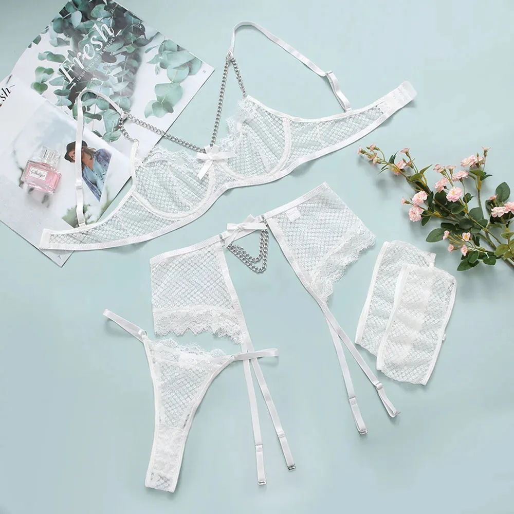 #PB Romantic Lace Underwear 2 Piece Set