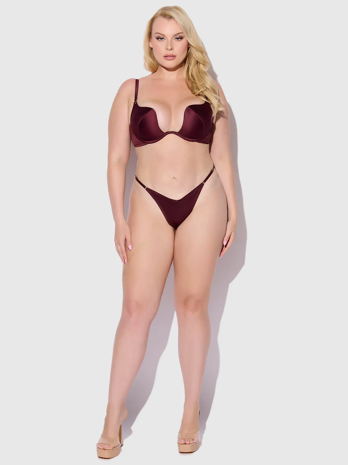 Petra Slider Side Satin Thong