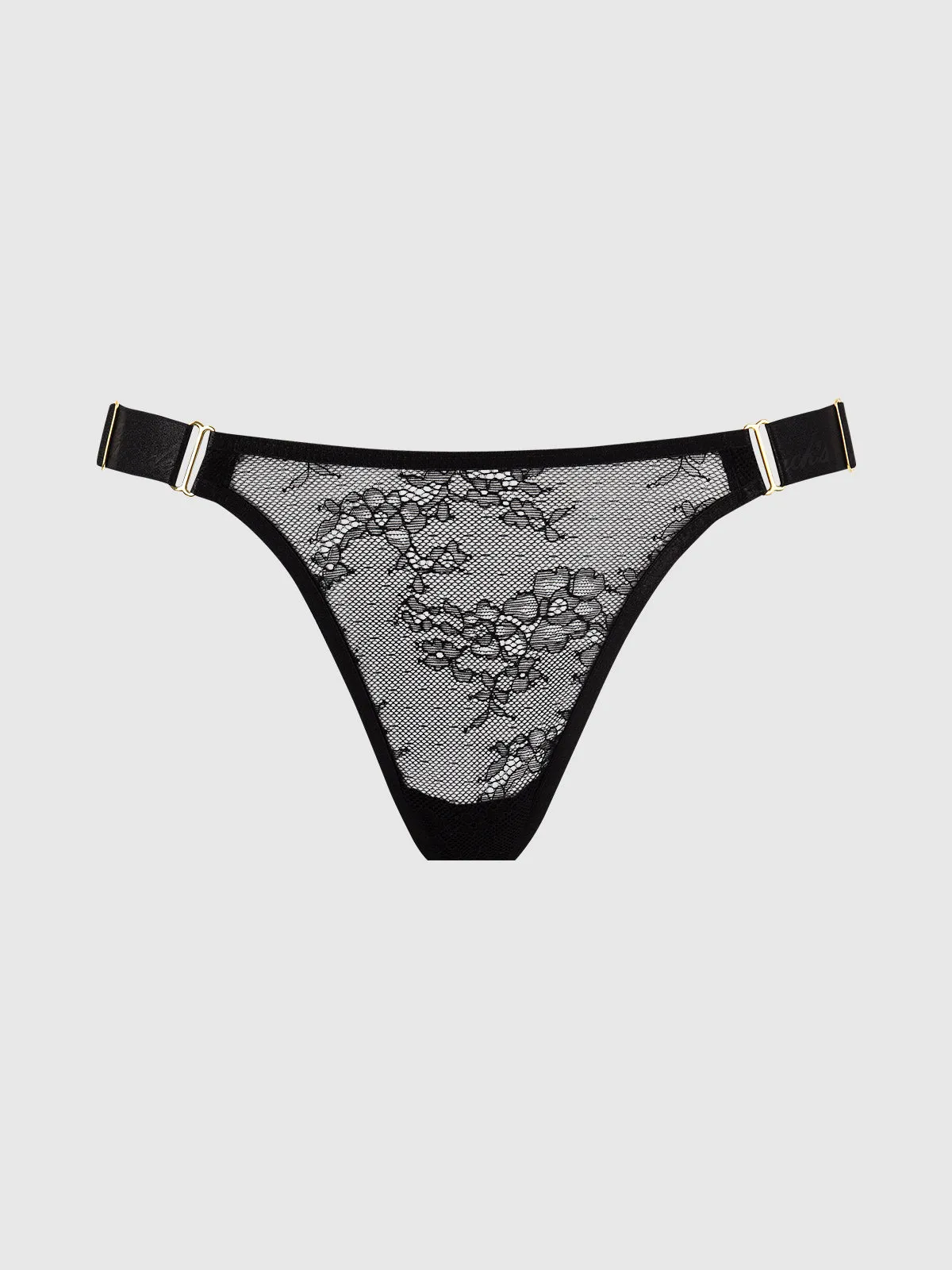 Pia Lace Elastic Side Thong