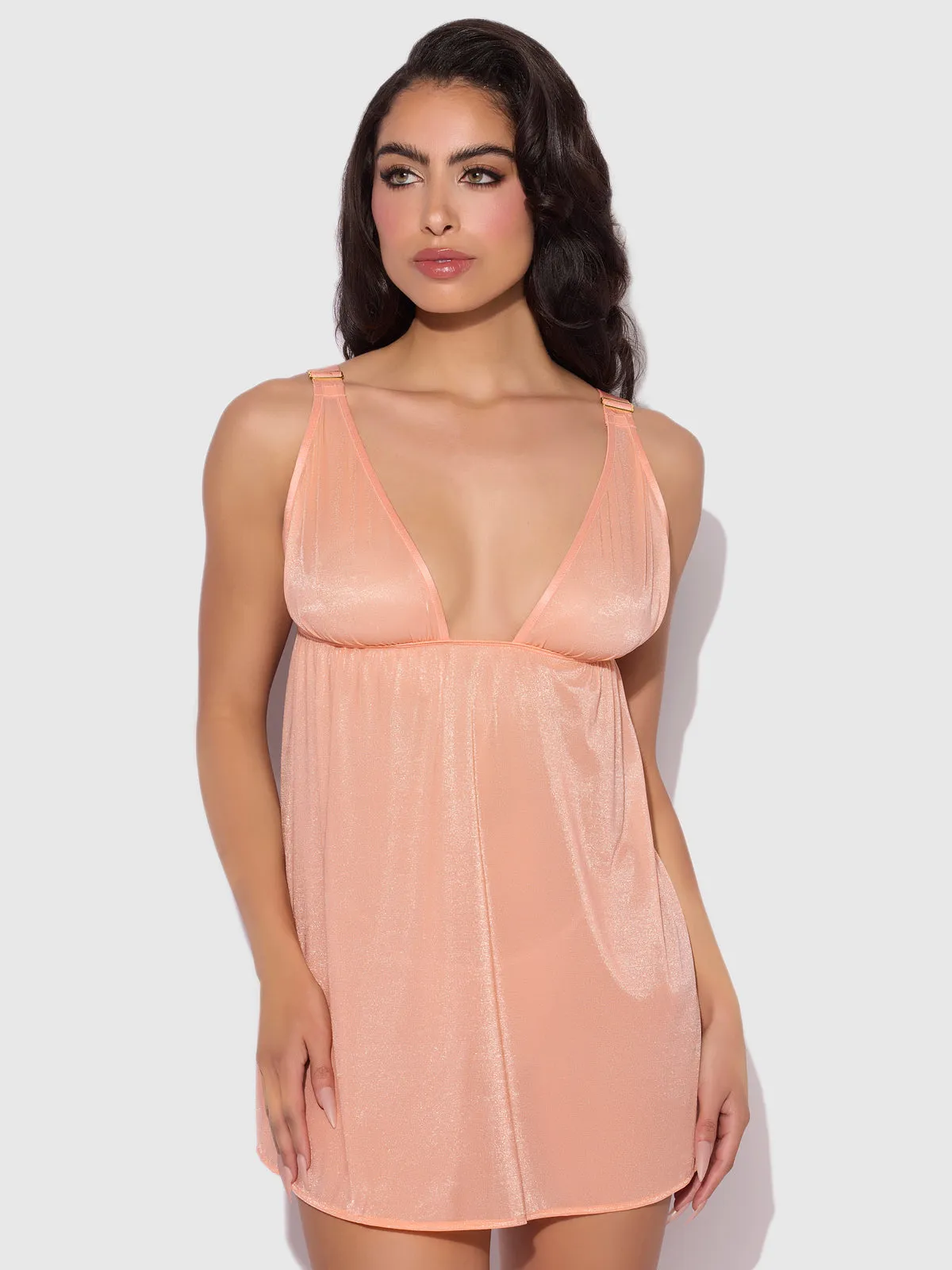 Pia Unlined Soft Cup Mesh Babydoll