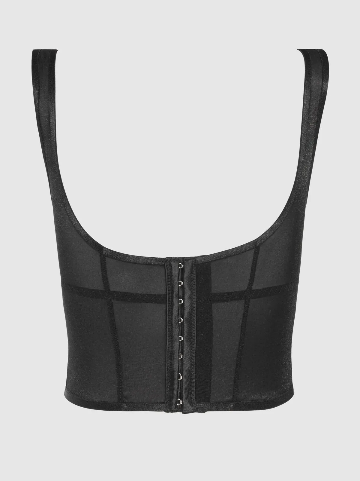 Pia Unlined Underwire Mesh Bustier