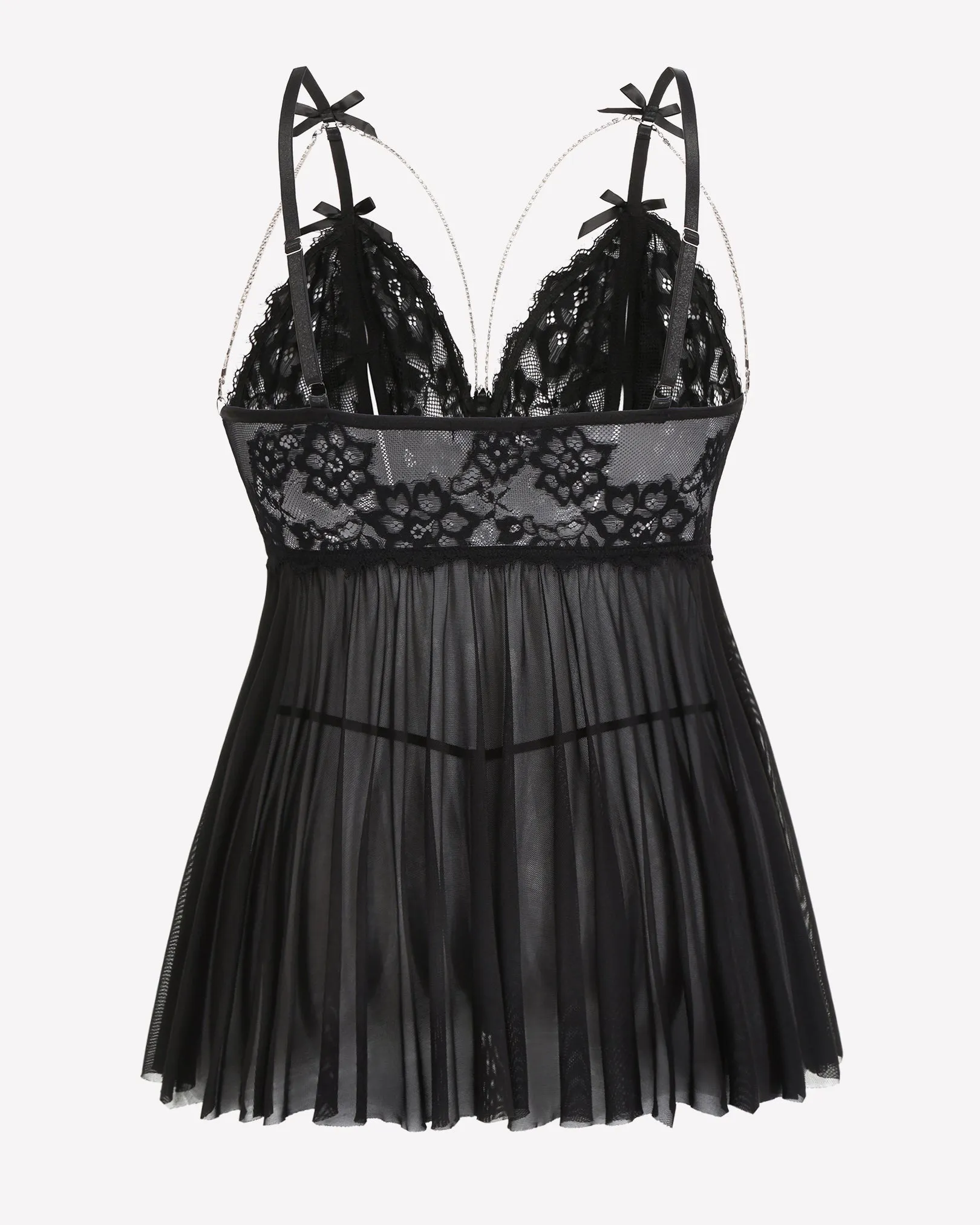 Plus Size Lace Babydoll Nighty