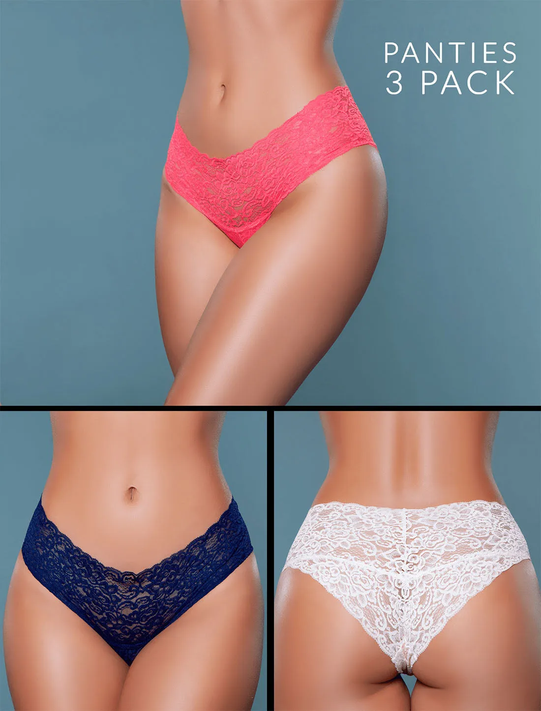 Pretty Paisley Panty Trio
