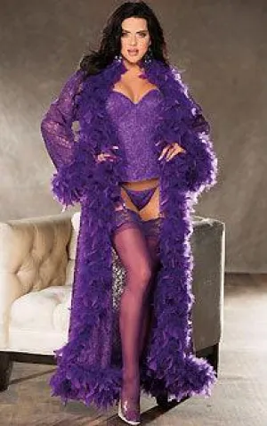 Purple Sequin Robe