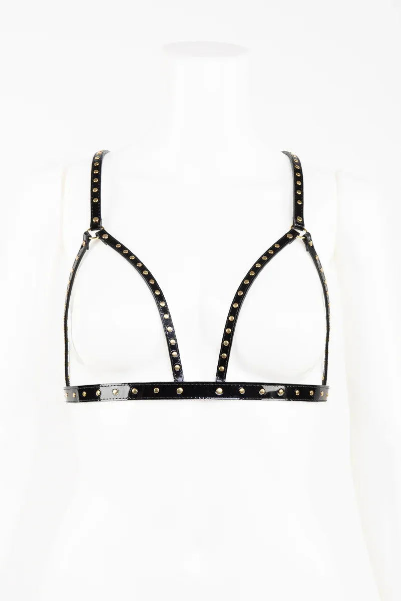 Ricco Leather Lingerie Set