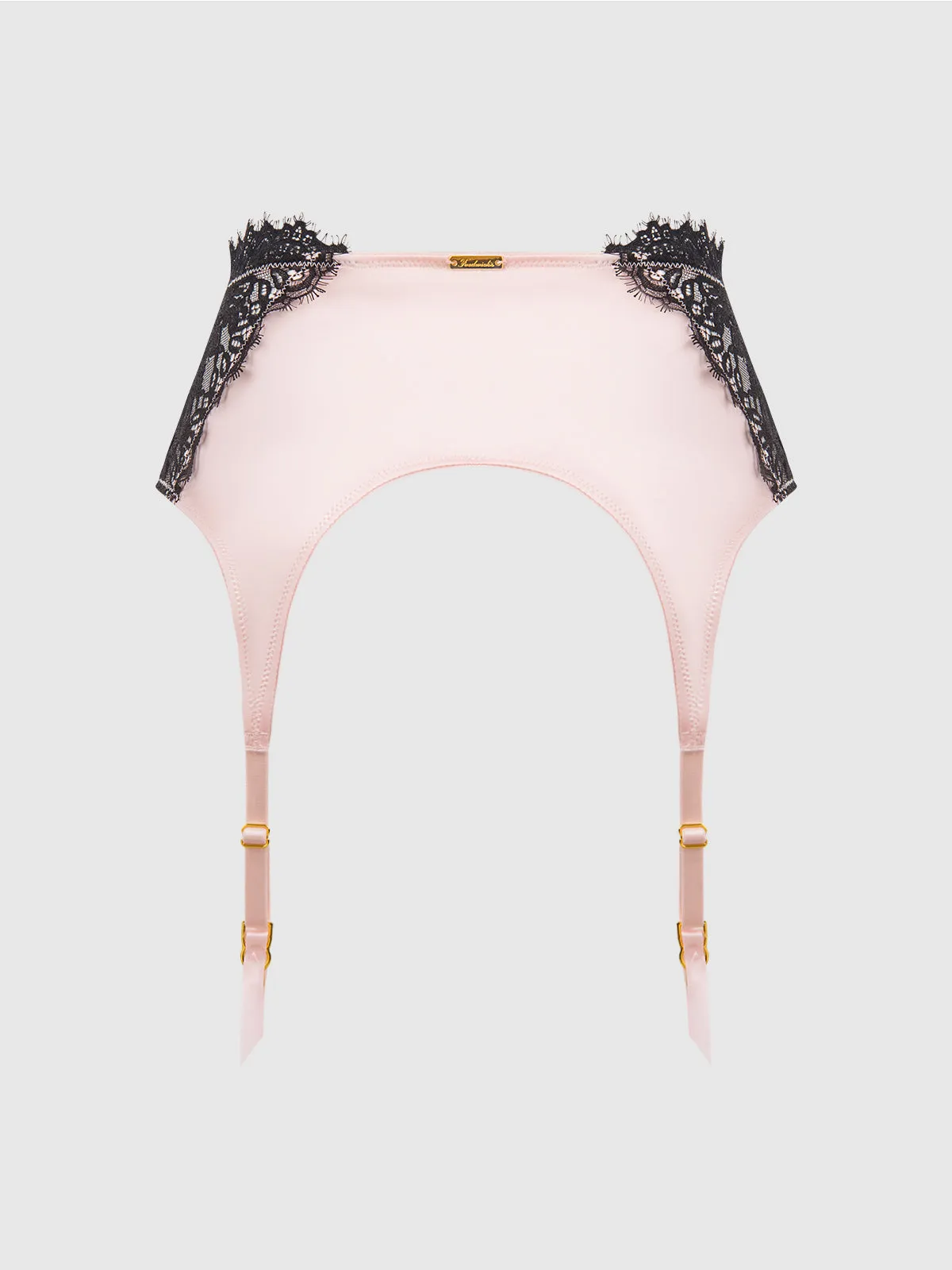 Rising Star Lace & Liquid Satin Garter Belt