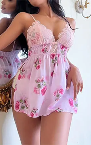 Romantic Roses Babydoll Nightie
