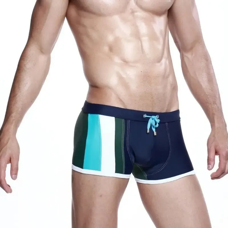 Seobean Men's Swim Trunks – High Elasticity, Low Waist 40801