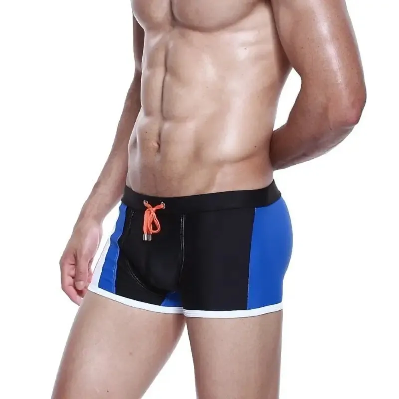 Seobean Men's Swim Trunks – High Elasticity, Low Waist 40801
