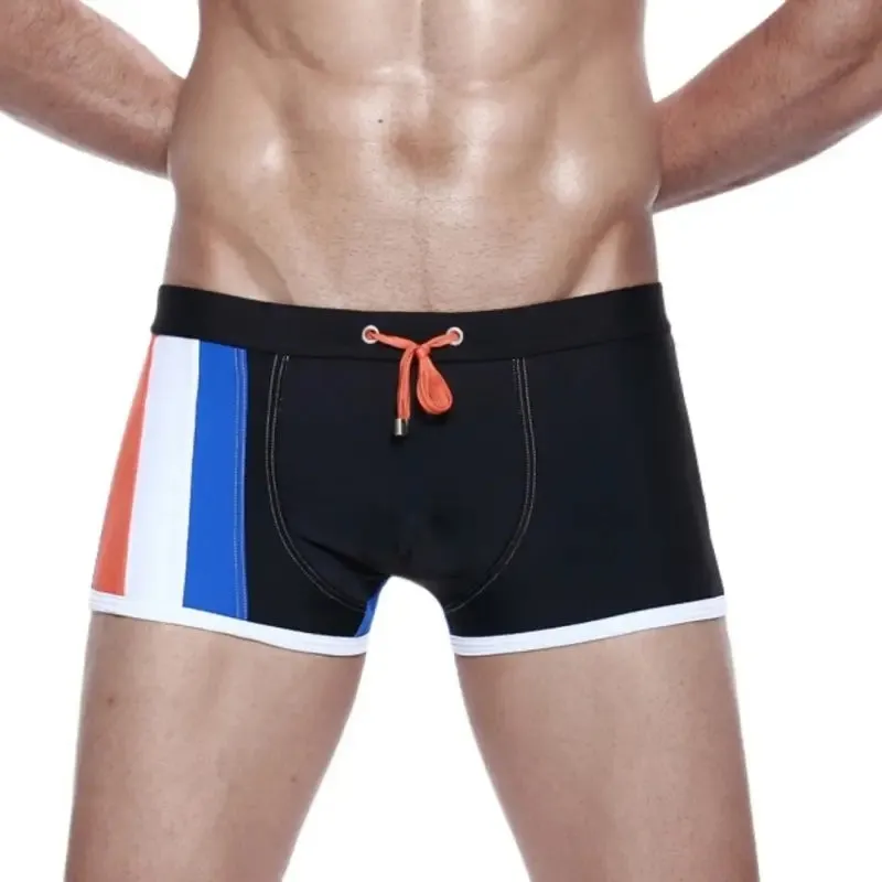 Seobean Men's Swim Trunks – High Elasticity, Low Waist 40801