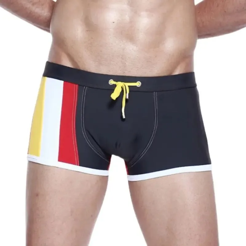 Seobean Men's Swim Trunks – High Elasticity, Low Waist 40801