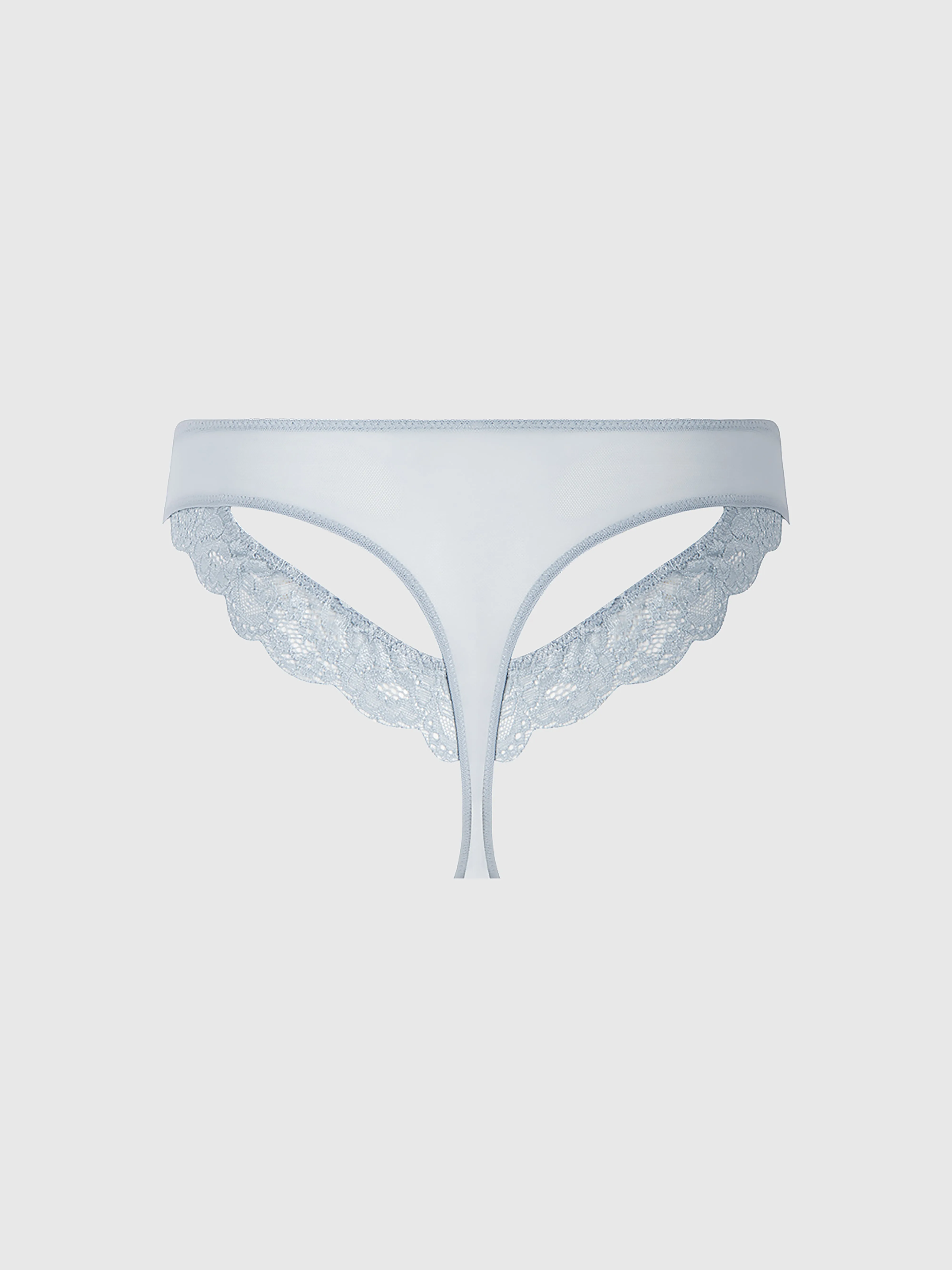 Serenity Lace & Satin Backless Bikini